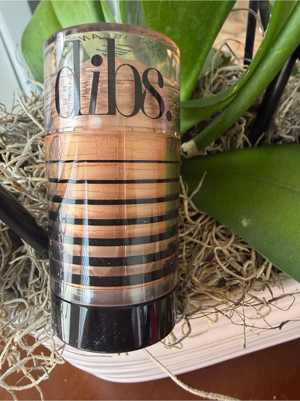 Dibs Highlighter Stick - Shimmery Rose Gold